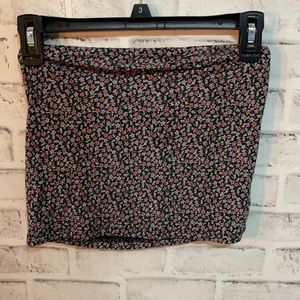 floral print American eagle tube top